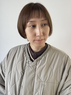 ソーソー(SoSo) 《SoSo》透明感カラー×ショートボブ