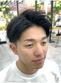 爽やか2wayビジネスショート/ニュアンスカルマパーマ
