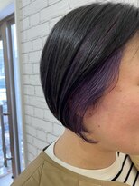 アメイジングヘアー 中沢店(AMAZING HAIR)&nbsp;イヤリングカラー×パープル