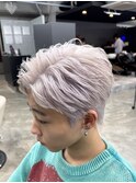 MEN'S HAIR　ハイトーンカラー　ホワイトカラー