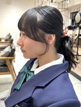 ビューブルー 亀戸錦糸町(VIEW BLUE) ◎美髪カールピンクブラウンロングセミディ似合わせ前髪