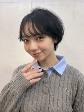 ファルベ(Farbe) くびれ アプリコットオレンジ 夏のヘアアレンジハイライトカラー