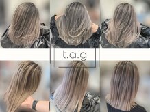 タグ(t.a.g)の雰囲気（ハイライトで外国人カラーや白髪のお悩み解決☆）