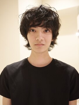 ネロ ヘアサロン ネイビー 渋谷(NERO HAIRSALON NAVY) 【田中春佳】レイヤーウルフ　ニュアンスパーマ　ウルフカット