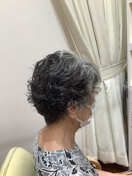 美容室ヒラトヤ 都南店 40代50代♪大人キレイ小顔ショートボブ☆ウェーブショート