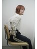 【ナチュラルに*】似合わせカット+透明感カラー+トリートメント〔ショート〕