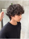 メンズカット/メンズウルフ/メンズパーマ/パーマ/メンズロング
