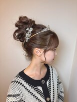 ヘアーデザイン イーエックスターバン(Hair Design ex Turban)&nbsp;アップスタイル☆お団子