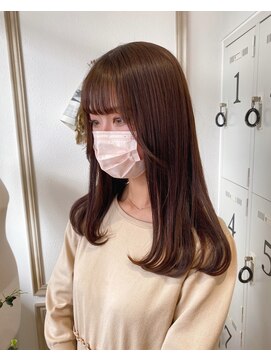 メルク ユニ(merc.uni) ココアブラウンカラー1/8大人ガーリー