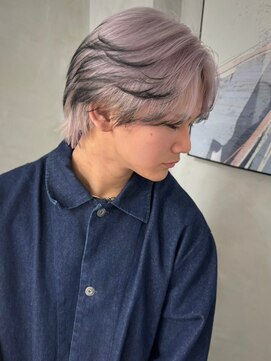 ネハス 名古屋栄店(nehus.) MEN’S HAIR/サーフカール/刈り上げセンターパート/ブリーチ