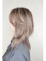 松本平太郎美容室 国立店 30代40代50代×ロングウルフ×ハイライト×ダブルカラー