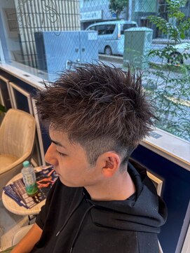 アンソル オブ リシェール(N'SOL of RICHAIR) MEN’S HAIR/サーフカール/刈り上げセンターパート/南越谷