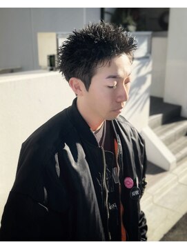 レガシー(REGASEA) アクティブショート メンズショートパーマ ピンパーマ 短髪