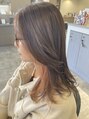 アグ ヘアー レンジ 佐野富岡店(Agu hair rangie)&nbsp;パーソナルカラーを取り入れ艶カラー&似合わせイヤリングカラー