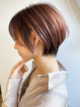 アース オーセンティック 関内店(EARTH Authentic) 春◎20代30代小顔ショートレイヤー×ハイトーン