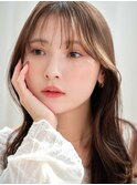 王道くびれ韓国ミディ×艶髪透明感カラー