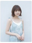 春◎切りっぱなし外ハネミディ×韓国風レイヤー小顔ヘア