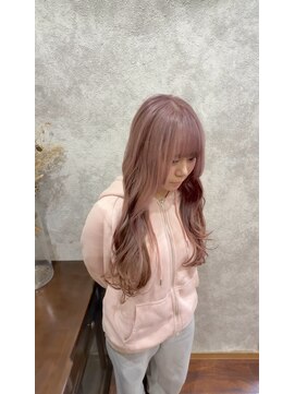 ジュラク(JURAKU) ブリーチカラーピンクベージュ