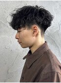 MEN’S HAIR/シャドウパーマ/刈り上げセンターパート/群馬高崎