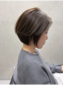 レイヤーボブ　髪質改善　レイヤーカット　ボブウルフ　ボブ