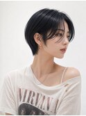 大人ショート　ブルーブラック
