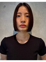 ローウェ 渋谷(Louwe) ぷつっとボブ【渋谷美容室/渋谷ボブ】