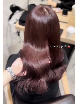 ユーフォリア 青山(Euphoria) 艶髪*チェリーピンク*ブリーチ*推し活カラー*担当ami