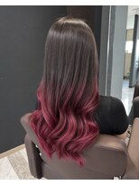 リオリス ヘア サロン(Rioris hair salon) ピンクグラデーション/ロング