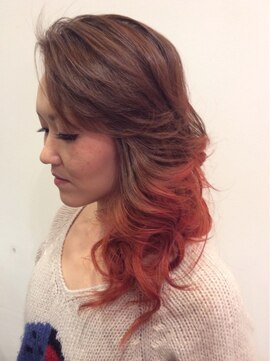 フルール(fleur) 【痛み最少☆ツヤ感最高☆ワガママ叶えるキュートレッドグラデ】