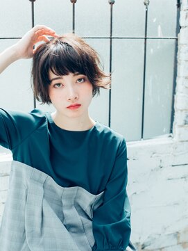 アメリエギャルソン 岩槻店(amelie et garcon) 外ハネカーキブラウン【amelie 岩槻】