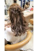【VISAGE unir】編み込みがかわいいハーフアップ☆