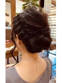 お呼ばれパーティーヘアセット☆