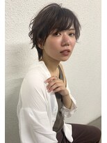 ベルベットヘア 千早店(Velvet hair) マニッシュウェーブショート　【福岡 聖容】