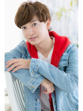 ミック 日暮里店(miq) 七三分けツーブロックマッシュくせ毛ショートa1