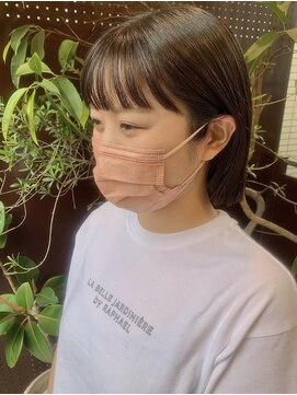 ローネス(LONESS) 大人気☆切りっぱなしショートボブ
