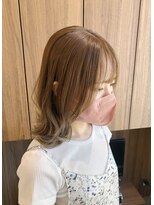 シャメル(Chamel)&nbsp;外ハネレイヤーボブ◇アッシュベージュ