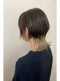 ウルフ×襟足ミルクティー