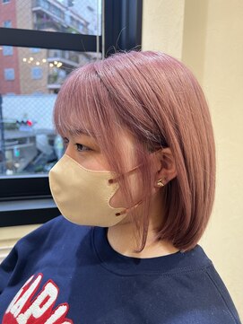 エクリ シセイドウ 麻布十番店(equri×SHISEIDO) 【麻布十番】コンパクト丸みボブ