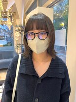 ソワン ドゥ ブレス 高の原店(soin de brace)&nbsp;外はねボブ×顔まわりレイヤー/レディース/小顔