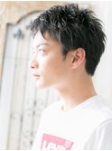 モテ髪ウェットビジカジ/ハンサム耳だしショートｆ仙台