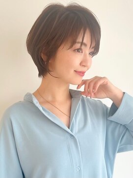 ロンドエニカ 大宮(Lond enika) 切りっぱなしボブエアリーロング美髪ピンクブラウン[大宮]