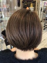 アシャ ヘアー ソリューション 神戸店(asha hair solution) 20代30代40代◆愛され丸みショートボブ/小顔カット/くすみカラー