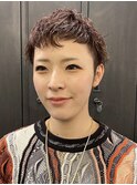 ベリーショートショートパーマショートヘア刈り上げショート