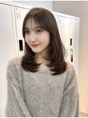 韓国風ヘア/前髪カット/レイヤーカット/顔周りカット