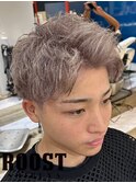 スパイキーショート×ホワイトミルクティー