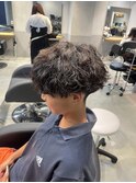 波巻きパーマ
