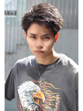 クーエフー(coo et fuu) ニュアンスパーマのアップバンク　爽やかにきまる