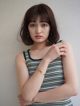 ブゾン(buZon) 【buZonブゾン】コスメストレート内巻きワンカールボブ