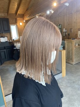 アフターニュース 新潟(afternews) ミルクティーベージュ/ダブルカラー/ケアブリーチ/髪質改善/駅南