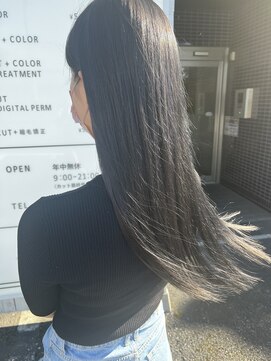 テーラヘアー 茂原店(TELA HAIR) くすみブラック